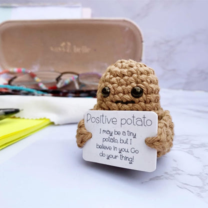 Funny Gift Knitted Positive Potato