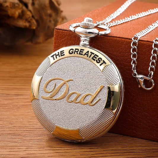 The Perfect Dad Gift: Vintage Silver Golden Pocket Watch