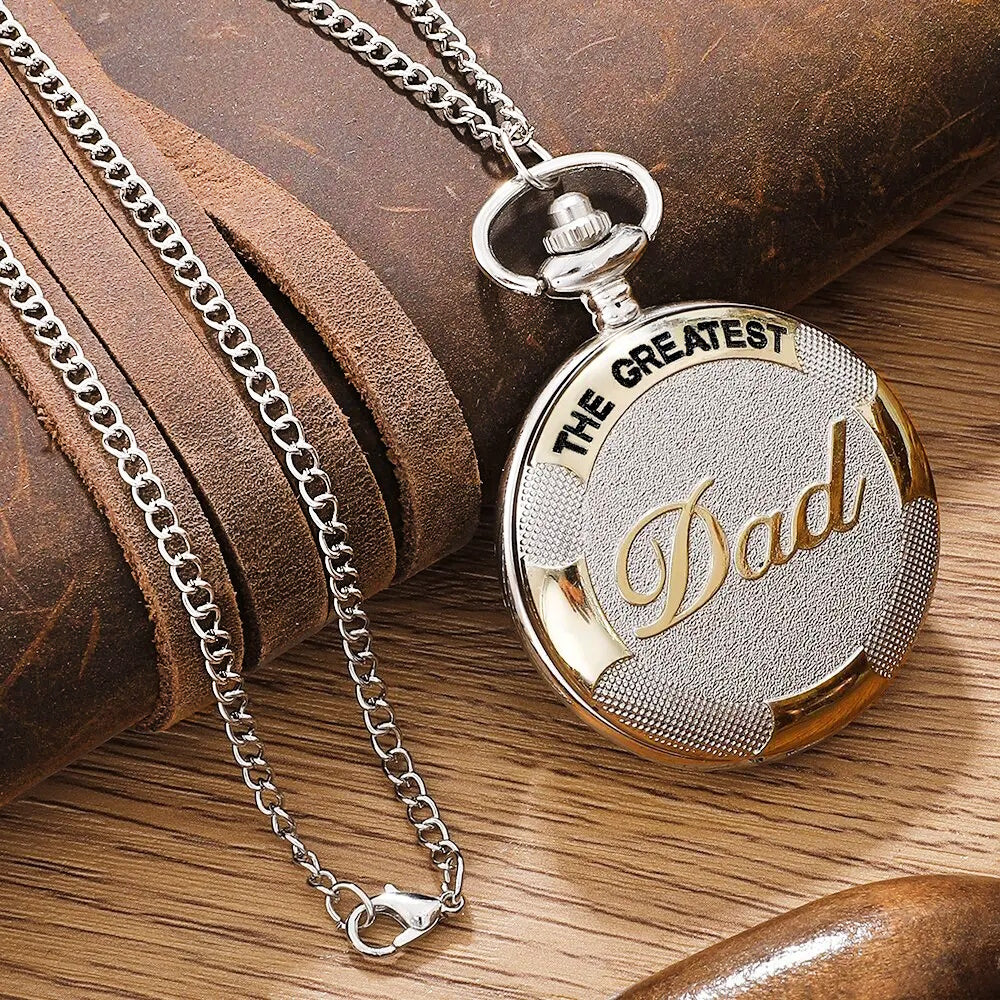 The Perfect Dad Gift: Vintage Silver Golden Pocket Watch