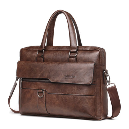 Wall Street Leather Briefcase