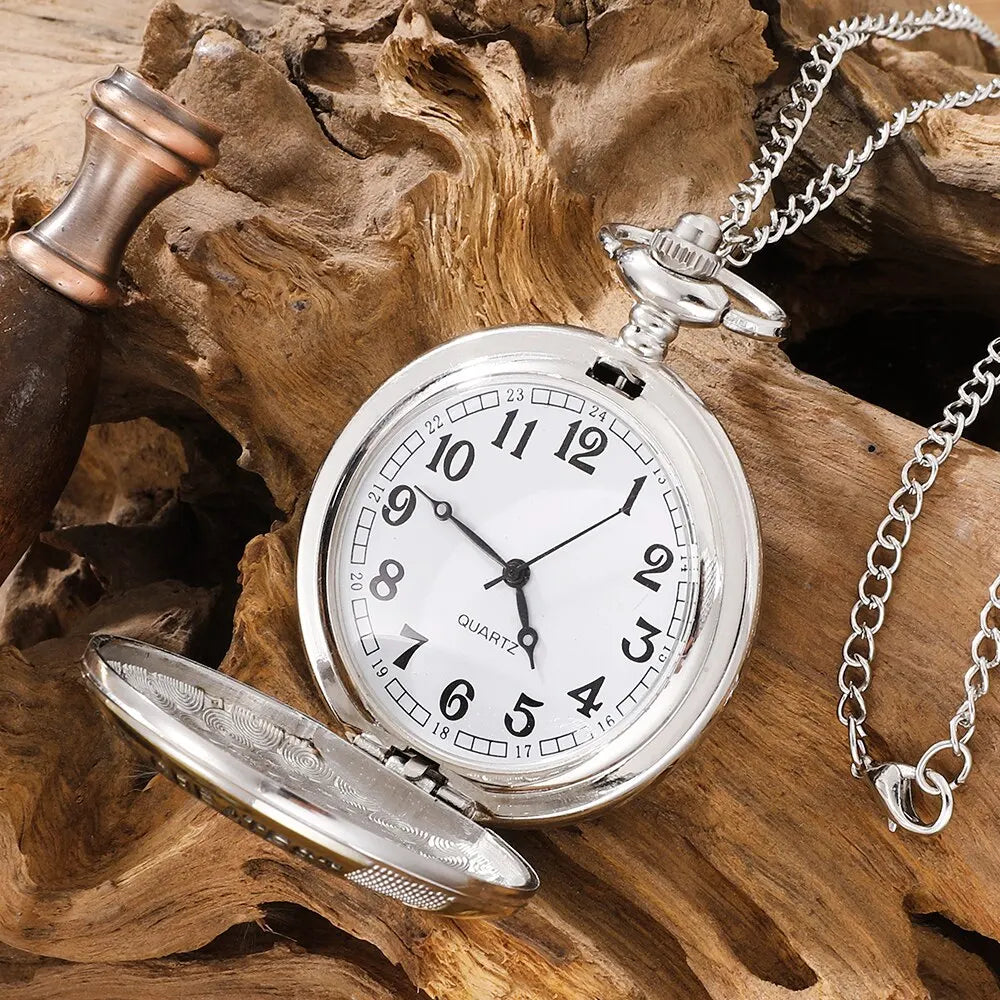 The Perfect Dad Gift: Vintage Silver Golden Pocket Watch