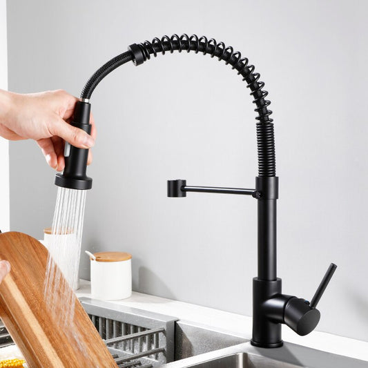 Spring Pull Down Kitchen Sink